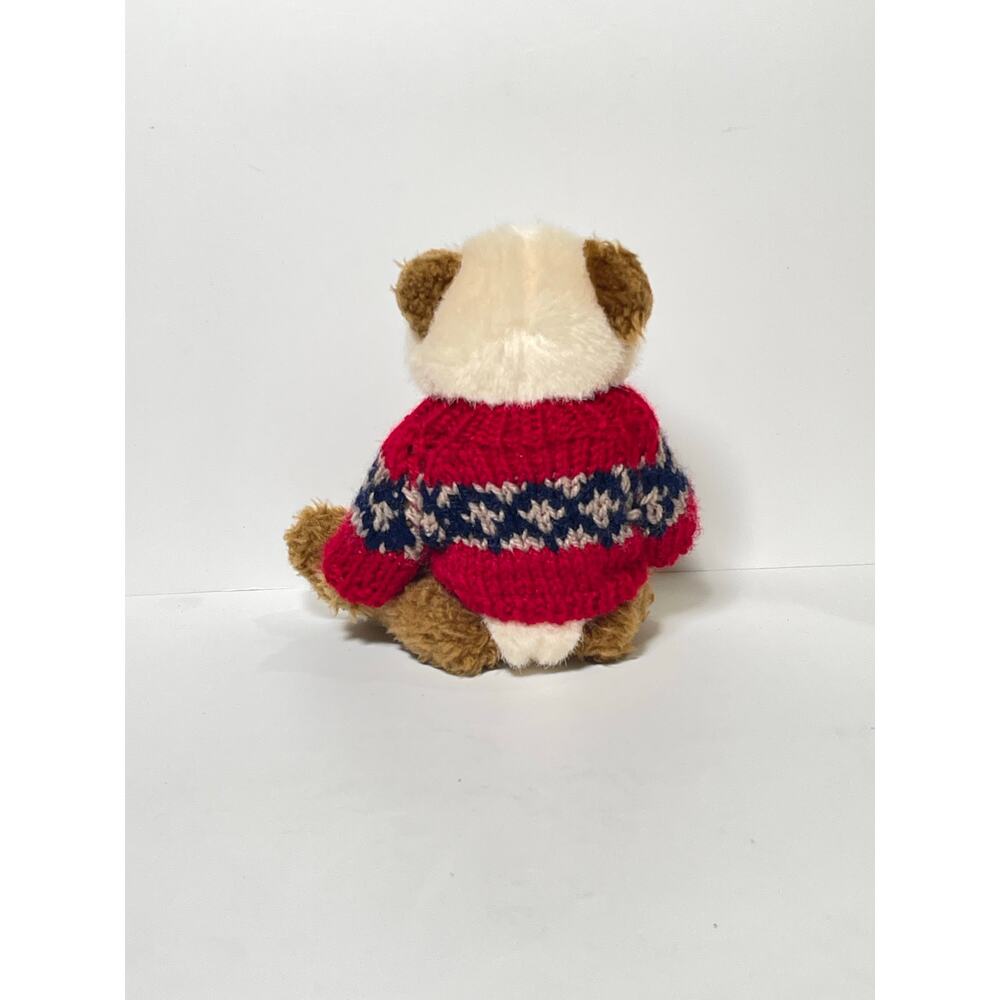 Vintage Chrisha Creations Playful Plush Teddy Bear Stuffed Animal Sweater 1988 - Picture 2 of 3